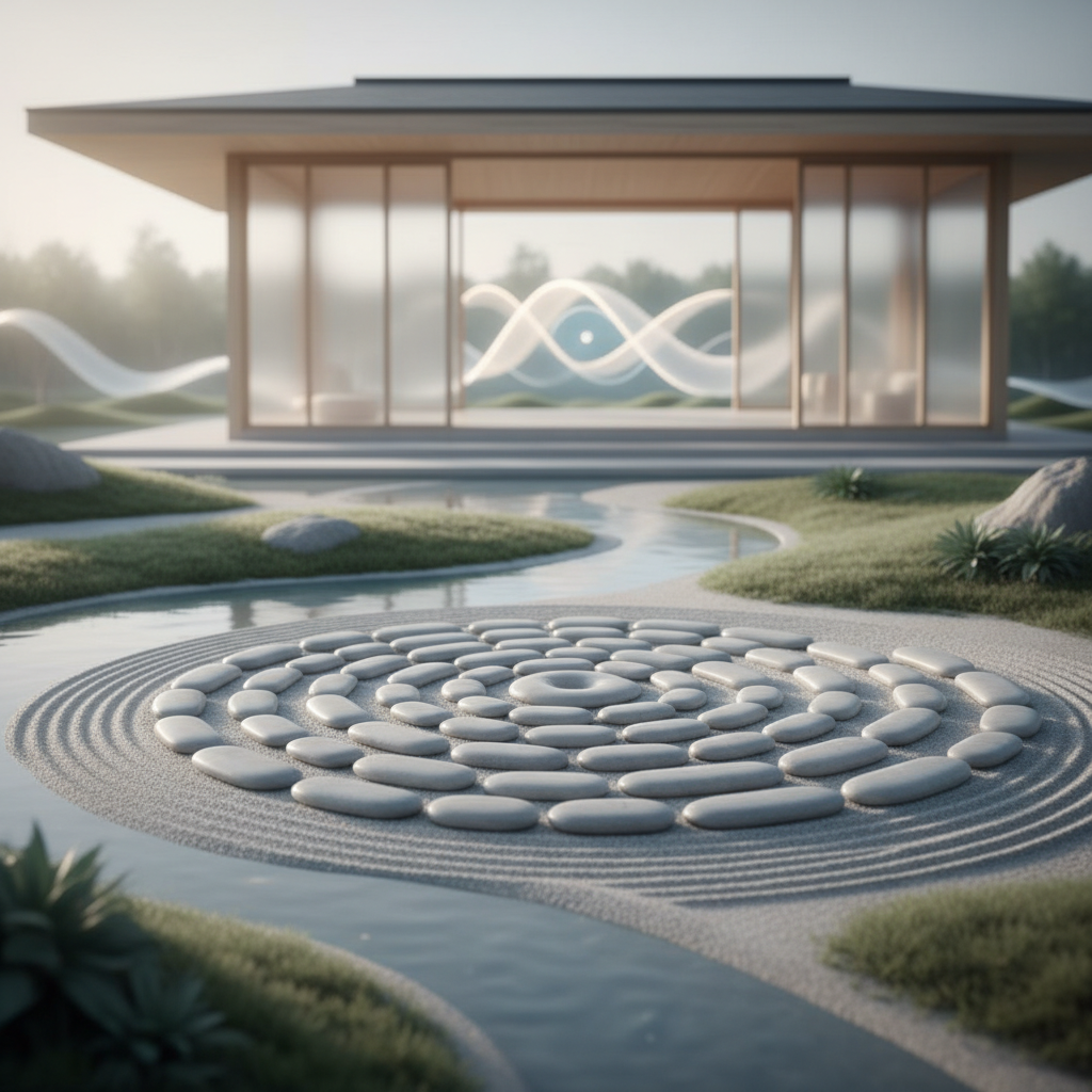 AI-generated image: Create a minimalist, Apple-inspired image with the following characteristics:
VISUAL STYLE:
- Ultra-minimal composition with abundant negat
